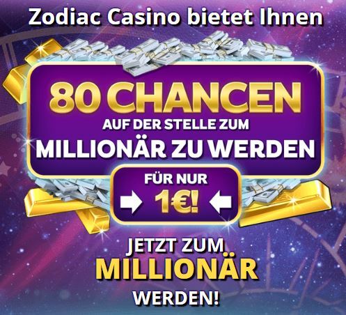 Bonusangebot: 80 Chances nur 1 EUR