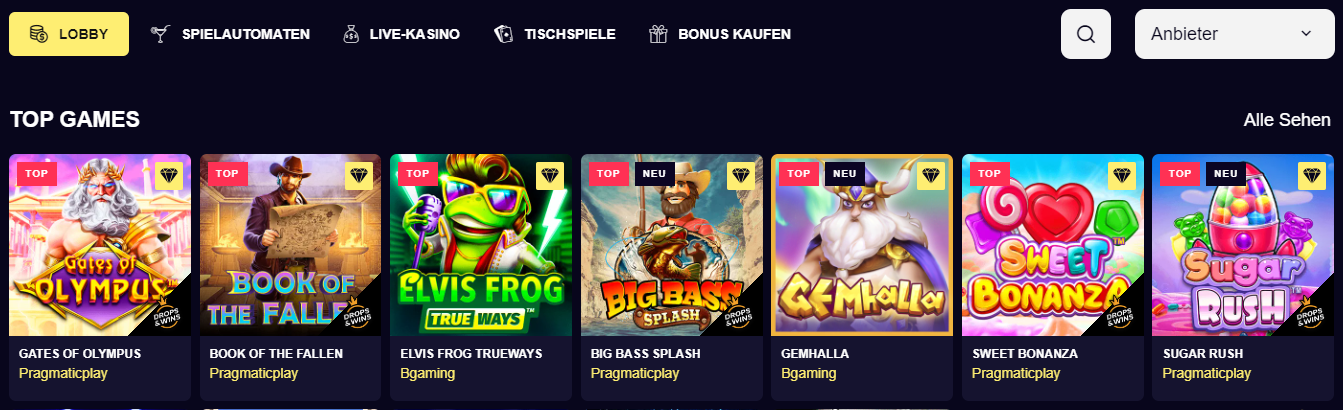 Spielen Sie beliebte Slots nur in von Experten geprüften Online-Casino Millionaria in Deutschland!