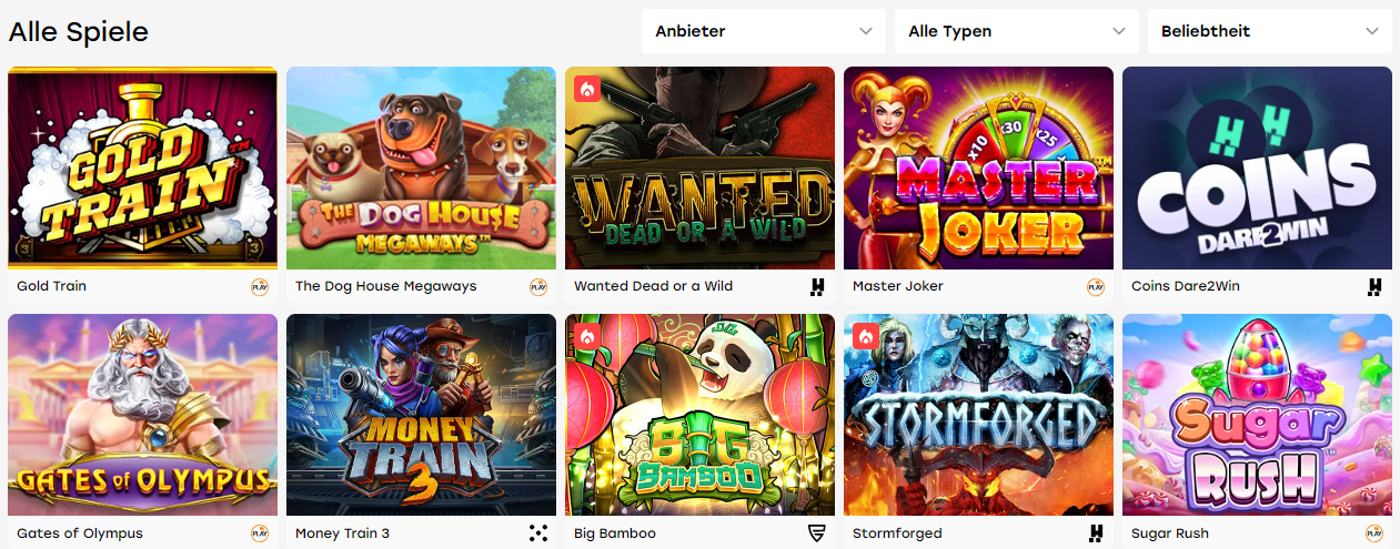 Spielen Sie beliebte Slots nur in von Experten geprüften Online-Casino WEISS in Deutschland!